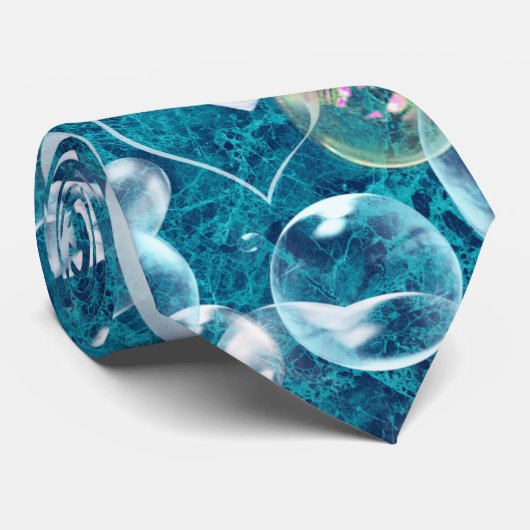 Cravate Bulles de savon (Roulé)