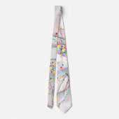 Cravate Bulles en motif multicolore (Dos)