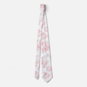 Cravate Bulles roses Coquette (Dos)