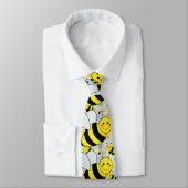 Cravate Bumble Bee mignonne avec Motif (Attaché)