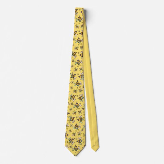 Cravate Bumble Bee Motif (Devant)