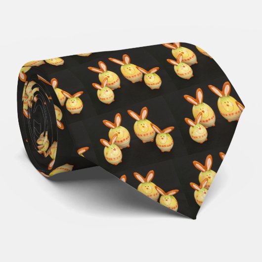 Cravate Bunnies de Pâques (Roulé)