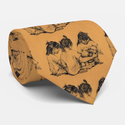 Cravate Bunnies Plage (Roulé)