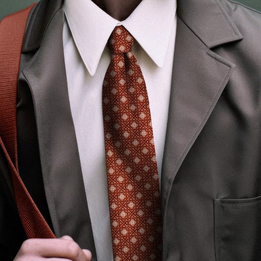 Cravate Burange William Morris Floral Golden Star