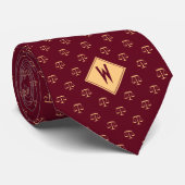 Cravate Burgundy Attorney Scales of Justice (Roulé)