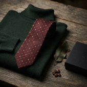 Cravate Burgundy Renaissance Micro Jacquard