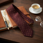 Cravate Burgundy Renaissance Micro Jacquard