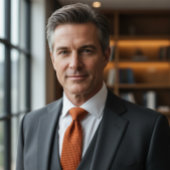 Cravate Burnt Orange