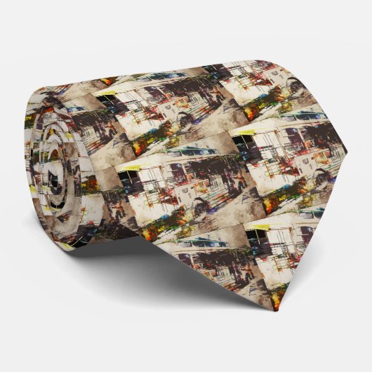 Cravate Bus Double Decker (Roulé)