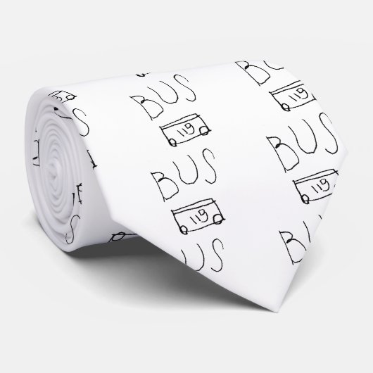 Cravate Bus no 119 (Roulé)