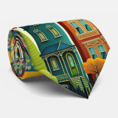 Cravate Bush Color Necktie Immobilier Entrepreneur (Roulé)