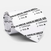 Cravate Buts de carrière de Ninja - cardiologue (Roulé)