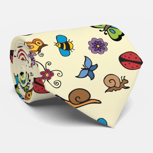 Cravate Butterflies Snails Insects Thunder_Cove (Roulé)