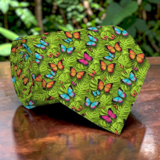 Cravate Butterfly Pattern Custom Necktie