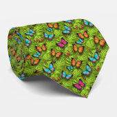Cravate Butterfly Pattern Custom Necktie (Roulé)