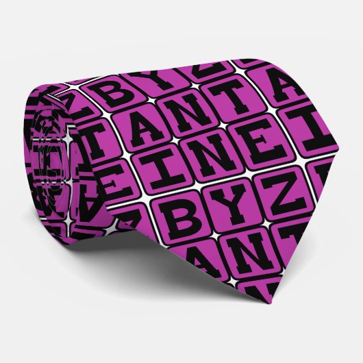 Cravate Byzantin, couleur (Roulé)