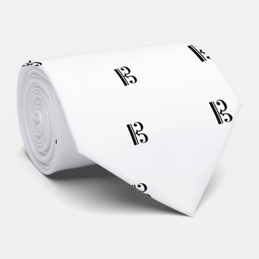 Cravate C-Clef Necktie (Roulé)