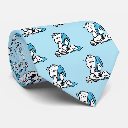 Cravate cacahuètes | Linus & Snoopy (Roulé)