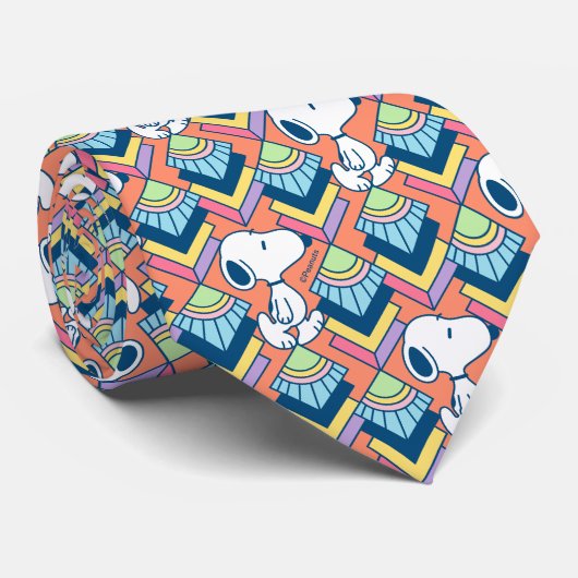 Cravate cacahuètes | Snoopy Deco Dreams Motif (Roulé)