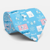Cravate cacahuètes | Snoopy Snow Day Motif (Roulé)