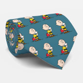 Cravate cacahuètes | Valentine's Day Charlie Brown Valenti (Roulé)