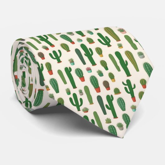 Cravate Cactus (Roulé)