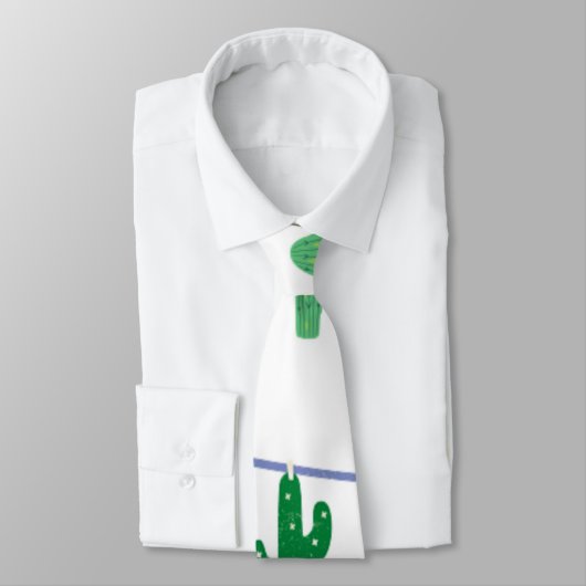 Cravate Cactus à fleurs 2022 (Attaché)