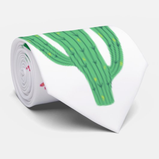 Cravate Cactus à fleurs 2022 (Roulé)