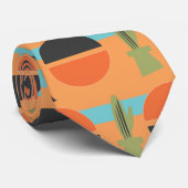 Cravate Cactus de dessert du milieu du siècle moderne (Roulé)