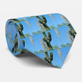 Cravate Cactus de floraison de Saguaro, yucca (Roulé)