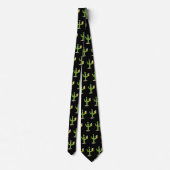 Cravate Cactus with Beer Pattern (Dos)