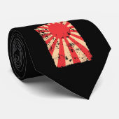 Cravate Cadeau affligé par drapeau du Japon de regard de (Roulé)