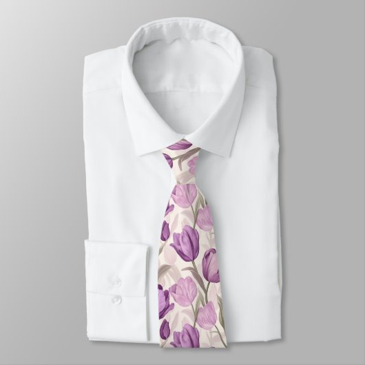 Cravate Cadeau Chic Garçon d'Honneur Tulipe (Attaché)