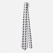 Cravate Cadeau de chat | Motif de chat mignon Arrière - pl (Devant)