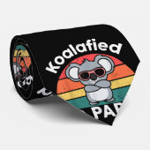 Cravate Cadeau de conception de koala drôle Koalafied mign (Roulé)