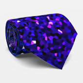 Cravate Cadeau de naissance abstrait de mariage de paillet (Roulé)