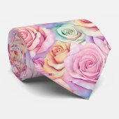 Cravate Cadeau de Noël élégant pour hommes Rose (Roulé)