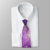 Cravate Cadeau Galaxy, Hommes et Femmes, Motif spatial (Attaché)