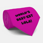 Cravate Cadeau noir et blanc de T-shirts du Meilleur-est (Roulé)