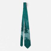 Cravate Cadeau turquoise Green Paint Splatter Party - Crav (Dos)