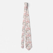 Cravate Cadeaux à la mode pour père fleur de tulipe (Dos)