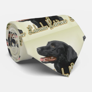 Cravate Cadeaux artistiques de Black Labrador Retriever