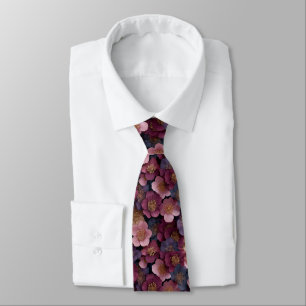 Cravate Cadeaux Audacieux Pour Papa Fleur de Ranunculus
