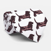 Cravate Cadeaux Basset Hound (Roulé)