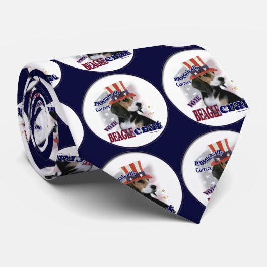 Cravate Cadeaux Beagles (Roulé)