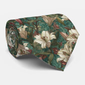 Cravate Cadeaux d'anniversaire branchés pour papa lis flor (Roulé)