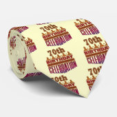 Cravate Cadeaux d'anniversaire de célébration (Roulé)