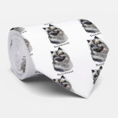 Cravate Cadeaux d'art Keeshond (Roulé)