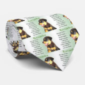 Cravate Cadeaux d'art Rottweiler (Roulé)