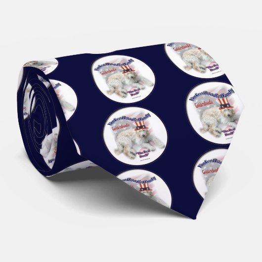 Cravate Cadeaux de Goldendoodle (Roulé)